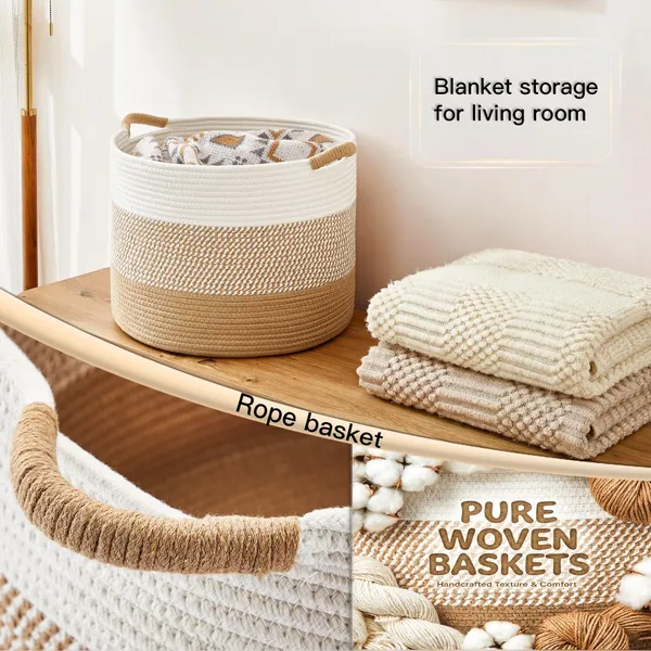 Large_Cotton_Rope_Laundry_Basket,_Decorative_Woven_Blanket_Storage_for_Living_Room,_Boho_Toy_Storage_&_Toy_Box_for_Kids,_Versatile_Laundry_Basket_&_Nursery_Hamper_for_Blankets(Brown)