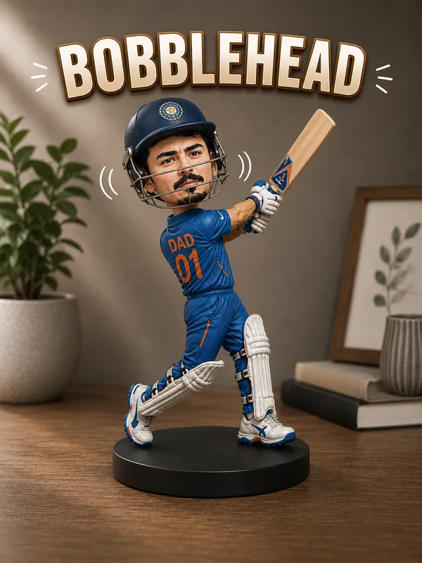 Bobble_Head_Caricature_for_Cricket_Dad