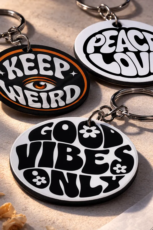 Retro_Quote_Keychain_Set_of_3