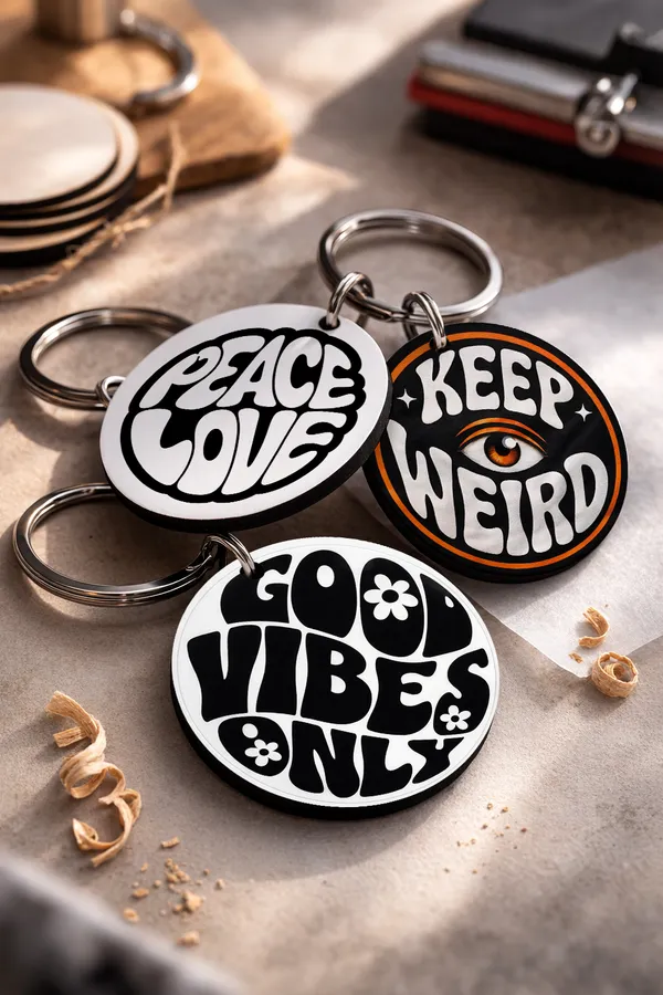 Retro_Quote_Keychain_Set_of_3