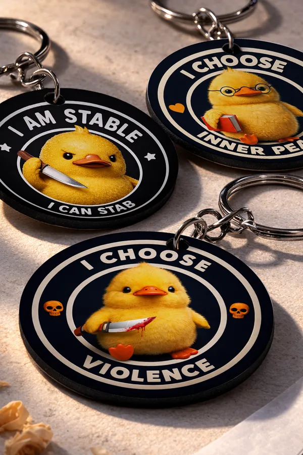 Sarcastic_Duck_Meme_Keychain_Set_of_3