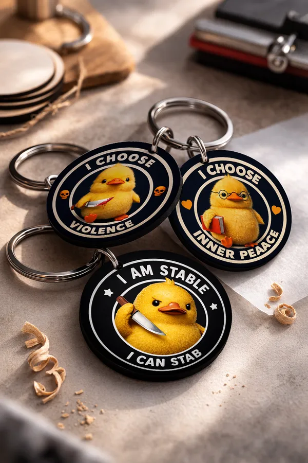 Sarcastic_Duck_Meme_Keychain_Set_of_3