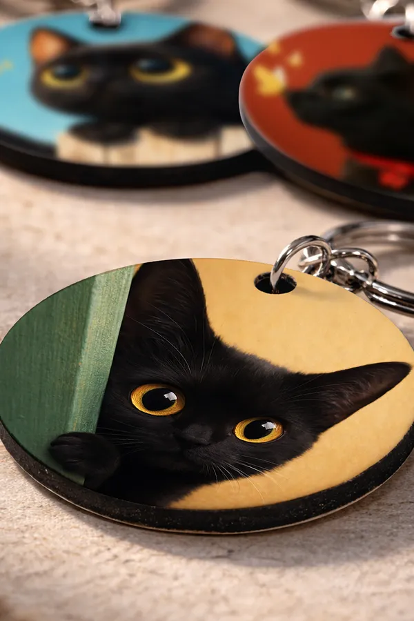 Wooden_Cat_Keychain_Set_of_3_|_STYLE_11