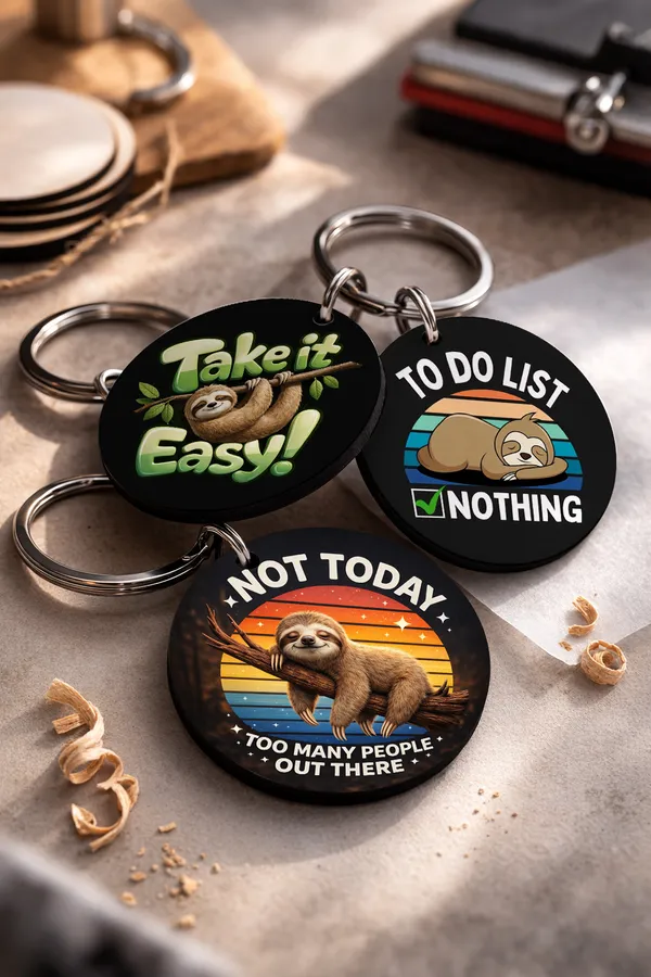 Cute_Sloth_Funny_Keychain_Set_of_3