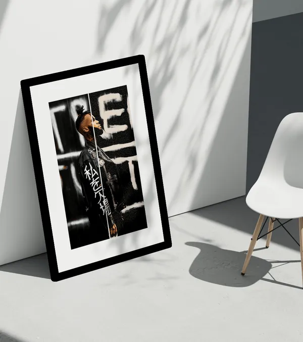 Multicolor_Wooden_Creative_Abstract_Oil_Painting_Customised_Poster_Frame_|_A4