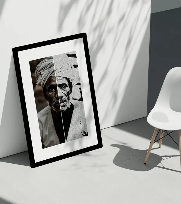 Multicolor_Wooden_Creative_Engraving_Photo_Customised_Poster_Frame_|_A4