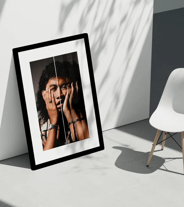 Multicolor_Wooden_Creative_Fractal_Mirror_Customised_Poster_Frame_|_A4