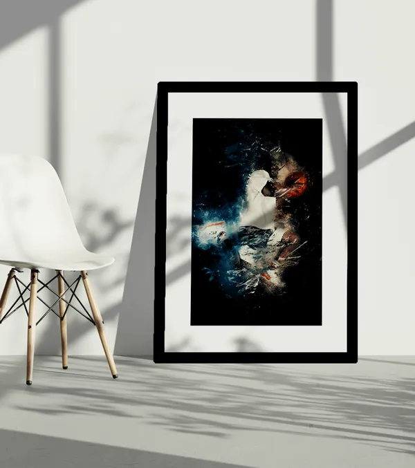 Multicolor_Wooden_Creative_Fracture_Theme_Customised_Poster_Frame_|_A4