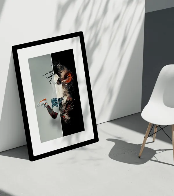 Multicolor_Wooden_Creative_Fracture_Theme_Customised_Poster_Frame_|_A4