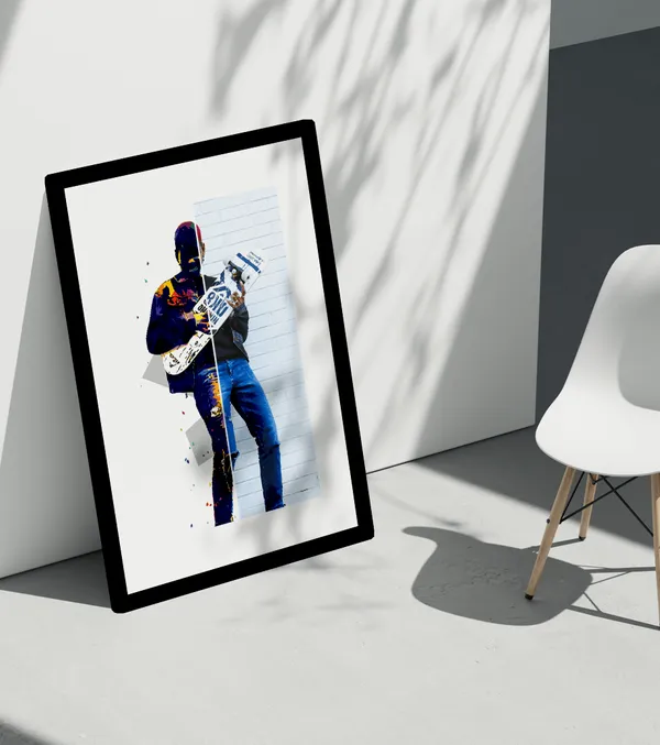 Multicolor_Wooden_Creative_Pop_Art_Customised_Poster_Frame_|_A4