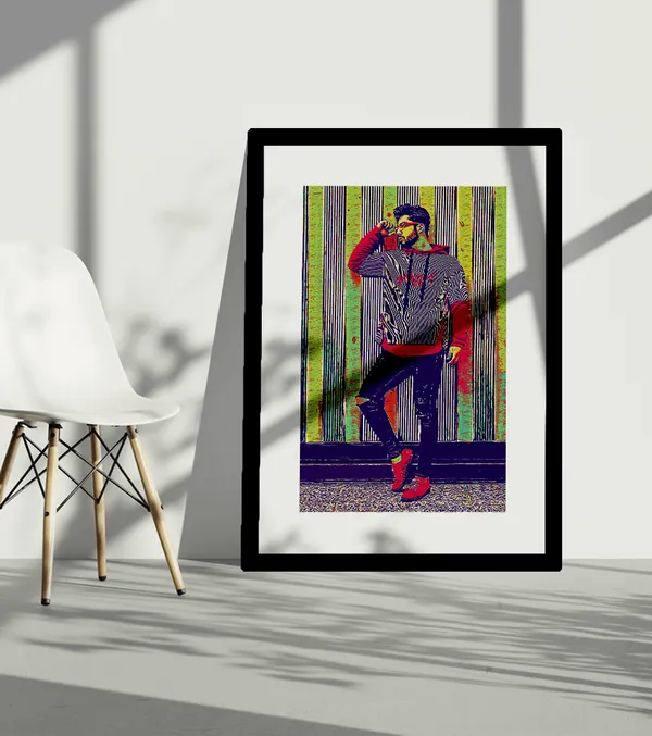 Multicolor_Wooden_Creative_Retro_Cartoon_Customised_Poster_Frame_|_A4