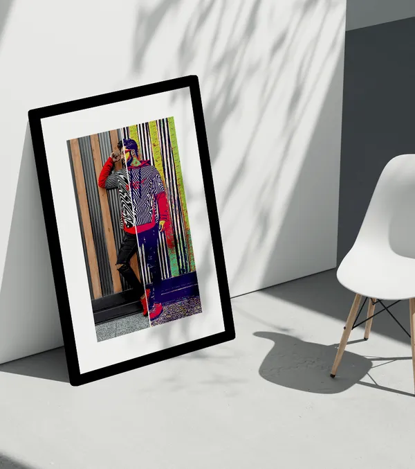 Multicolor_Wooden_Creative_Retro_Cartoon_Customised_Poster_Frame_|_A4