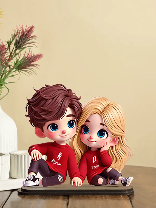 Multicolor_Wooden_Ai_Couple_Stand_|_8_Inch
