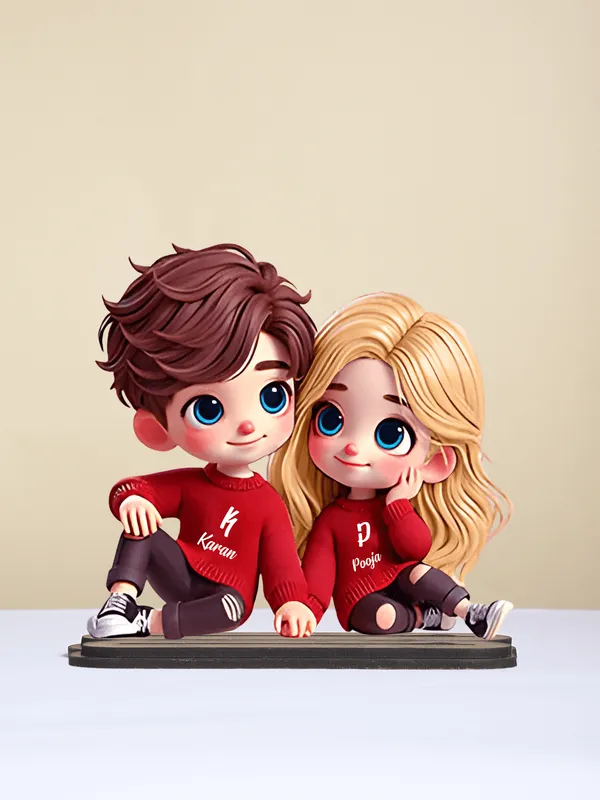 Multicolor_Wooden_Ai_Couple_Stand_|_8_Inch