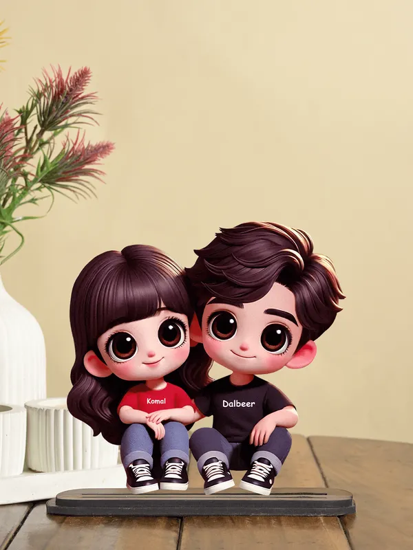 Multicolor_Wooden_Ai_Couple_Stand_|_8_Inch