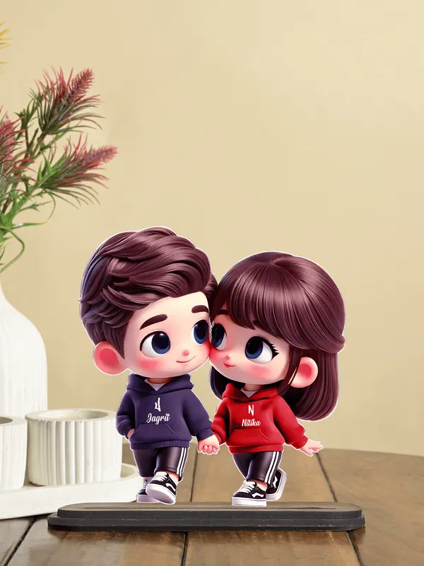 Multicolor_Wooden_Ai_Couple_Stand_|_8_Inch