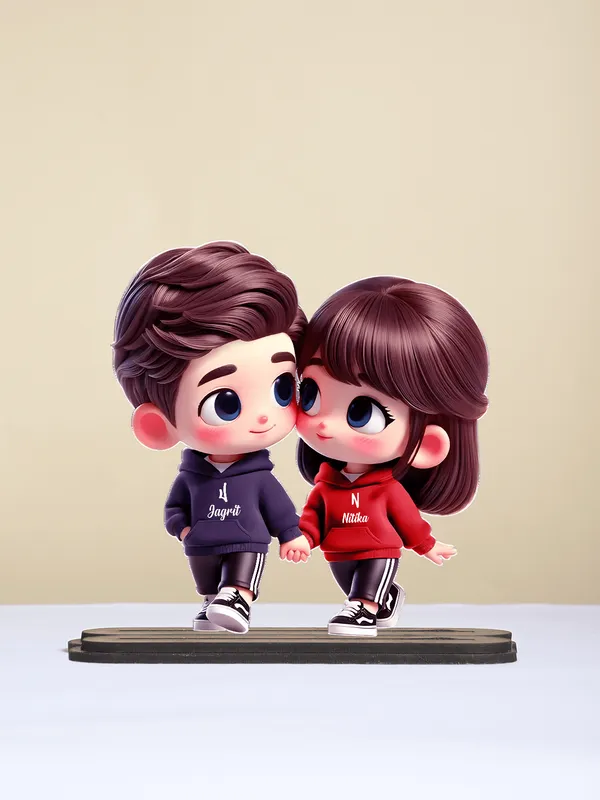 Multicolor_Wooden_Ai_Couple_Stand_|_8_Inch