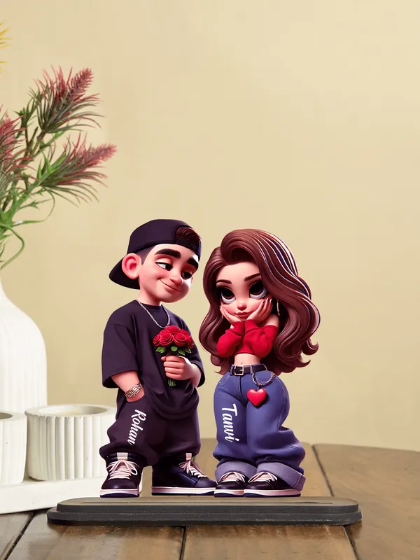 Multicolor_Wooden_Ai_Couple_Stand_|_8_Inch