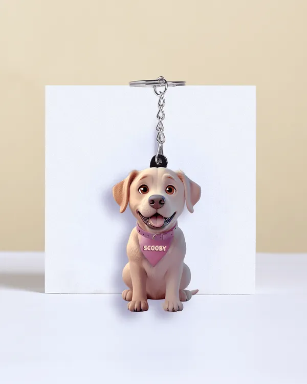Multicolor_Wooden_Ai_Labrador_Dog_Key_Chain_|_2.2_Inch