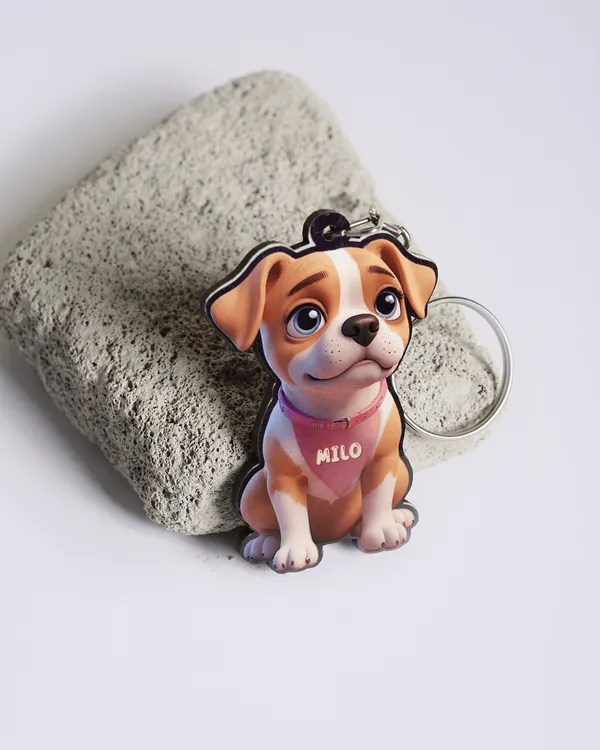Multicolor_Wooden_Ai_Bull_Dog_Key_Chain_|_2.2_Inch
