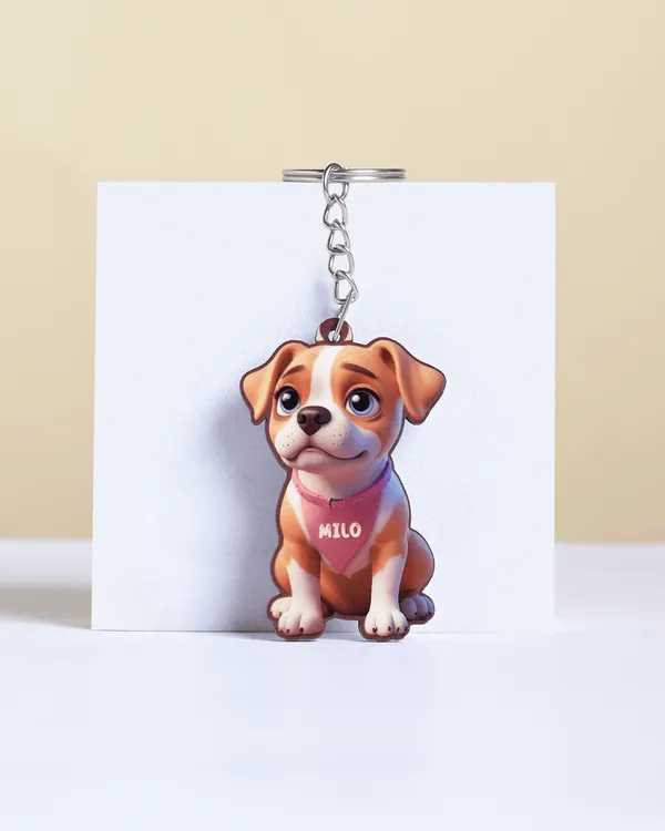 Multicolor_Wooden_Ai_Bull_Dog_Key_Chain_|_2.2_Inch