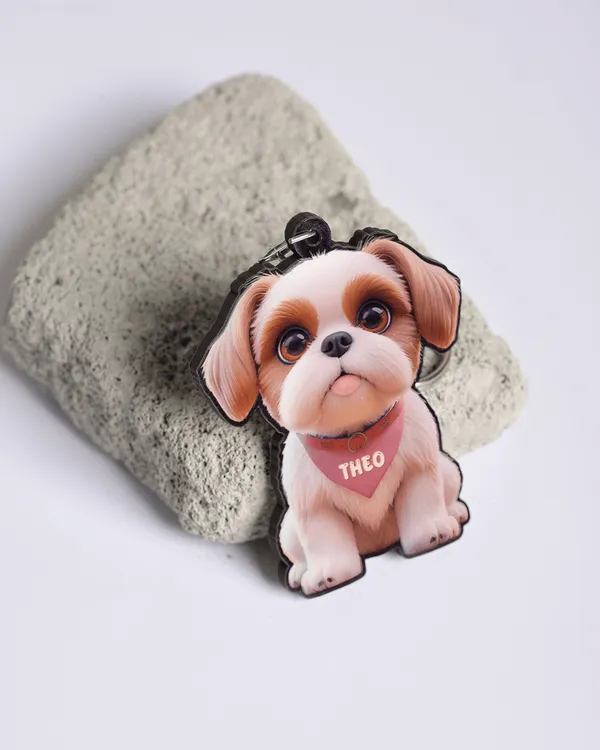 Multicolor_Wooden_Ai_Shih_Tzu_Dog_Key_Chain_|_2.2_Inch