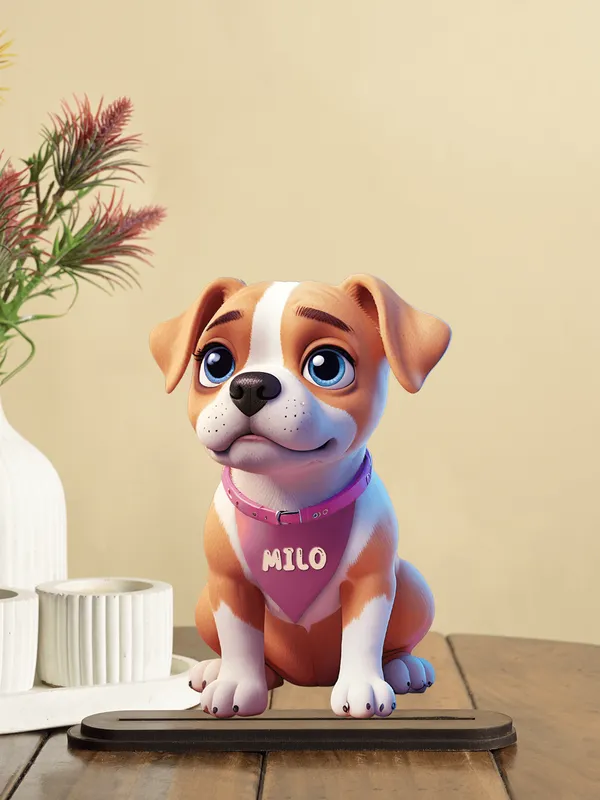 Multicolor_Wooden_Ai_Bull_Dog_Stand_|_8_Inch