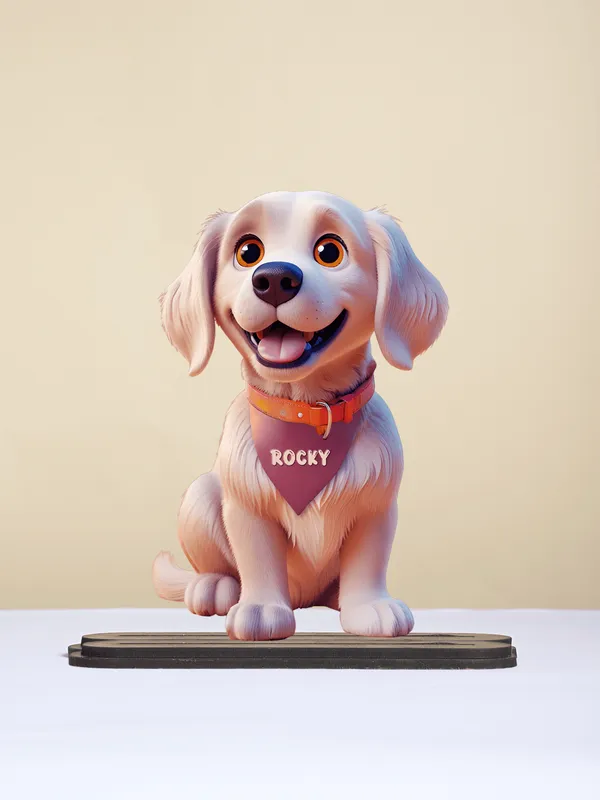 Multicolor_Wooden_Ai_Golden_Retriever_Dog_Stand_|_8_Inch