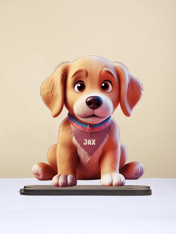 Multicolor_Wooden_Ai_Golden_Retriever_Dog_Stand_|_8_Inch