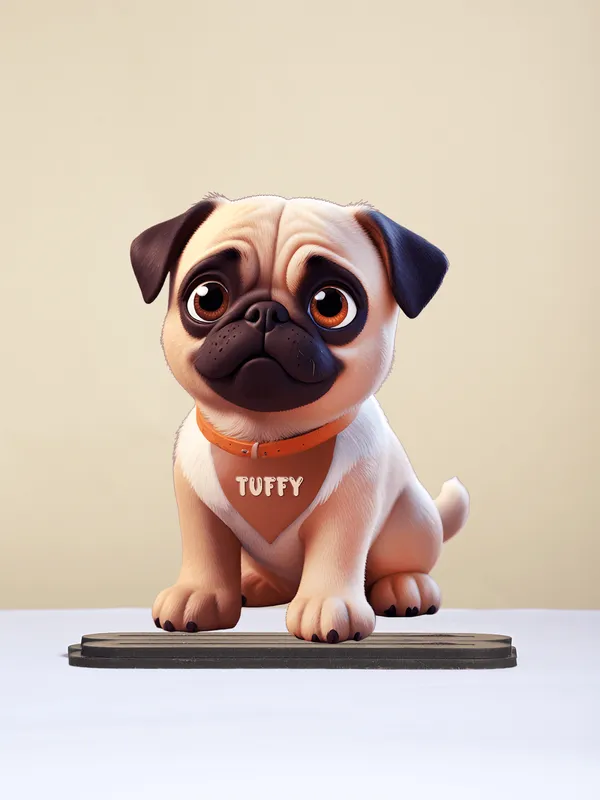 Multicolor_Wooden_Ai_Pug_Dog_Stand_|_8_Inch