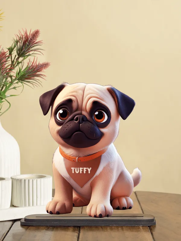 Multicolor_Wooden_Ai_Pug_Dog_Stand_|_8_Inch