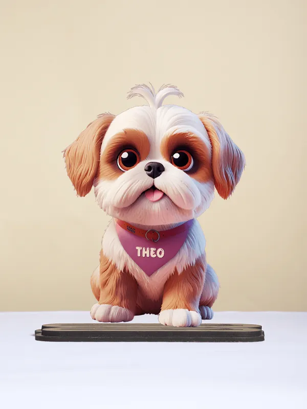 Multicolor_Wooden_Ai_Shih_Tzu_Dog_Stand_|_8_Inch