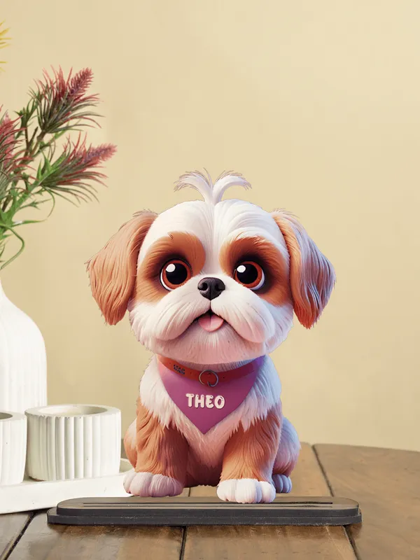 Multicolor_Wooden_Ai_Shih_Tzu_Dog_Stand_|_8_Inch