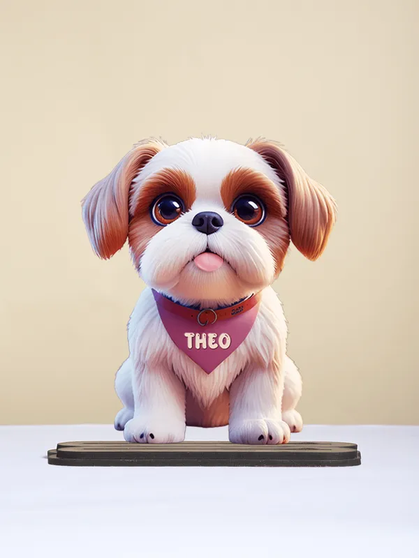 Multicolor_Wooden_Ai_Shih_Tzu_Dog_Stand_|_8_Inch
