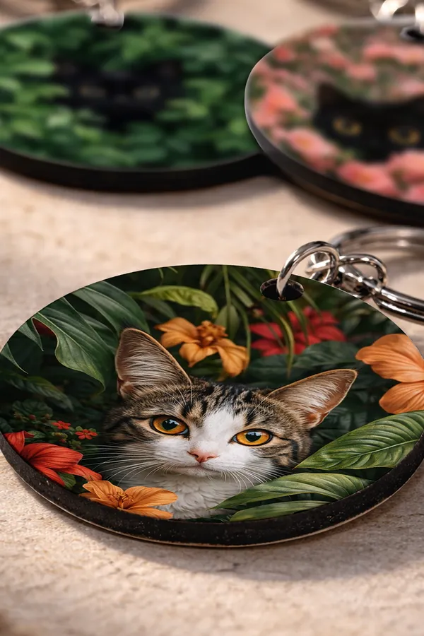 Wooden_Cat_Keychain_Set_of_3_|_STYLE_6