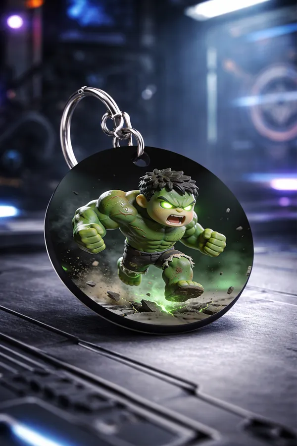 Ai_Gamma_Strength_Superhero_Keychain