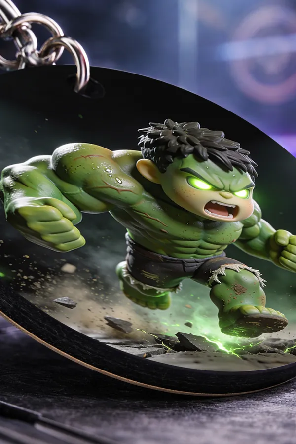 Ai_Gamma_Strength_Superhero_Keychain