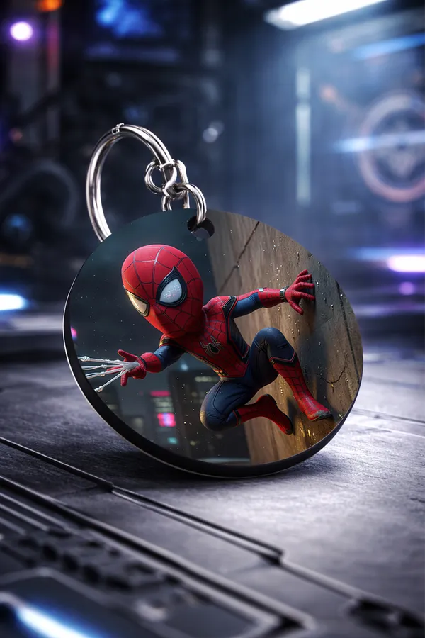 Ai_Web_Hero_Superhero_Keychain