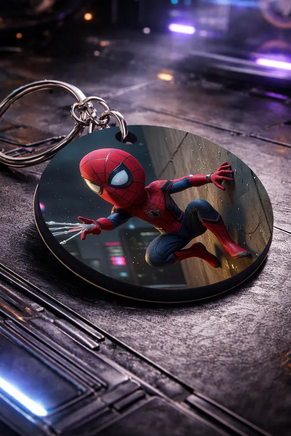 Ai_Web_Hero_Superhero_Keychain