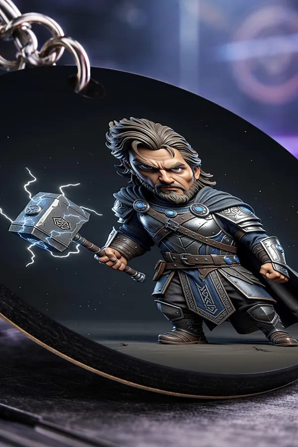 Ai_Thunder_Hammer_Hero_Superhero_Keychain_2