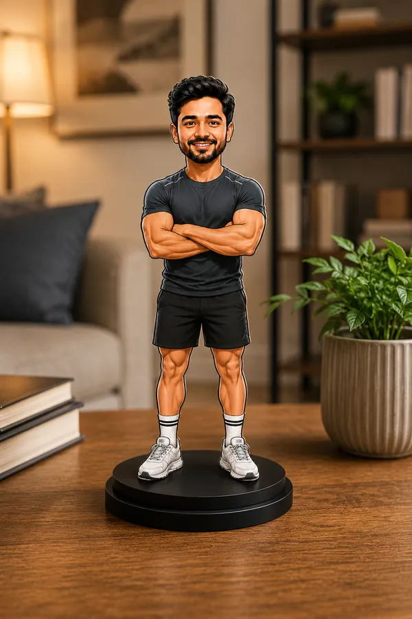 Personalized_Gym_Fitness_Caricature