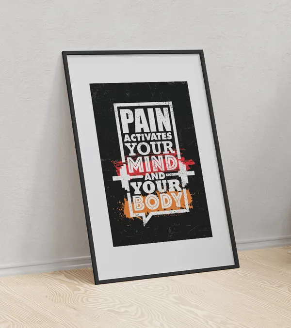 Multicolor_Wooden_Pain_Activates_Your_Mind_Motivational_Poster_|_A4