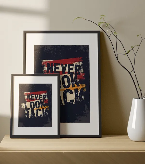 Multicolor_Wooden_Never_Look_Back_Motivational_Poster_|_A4