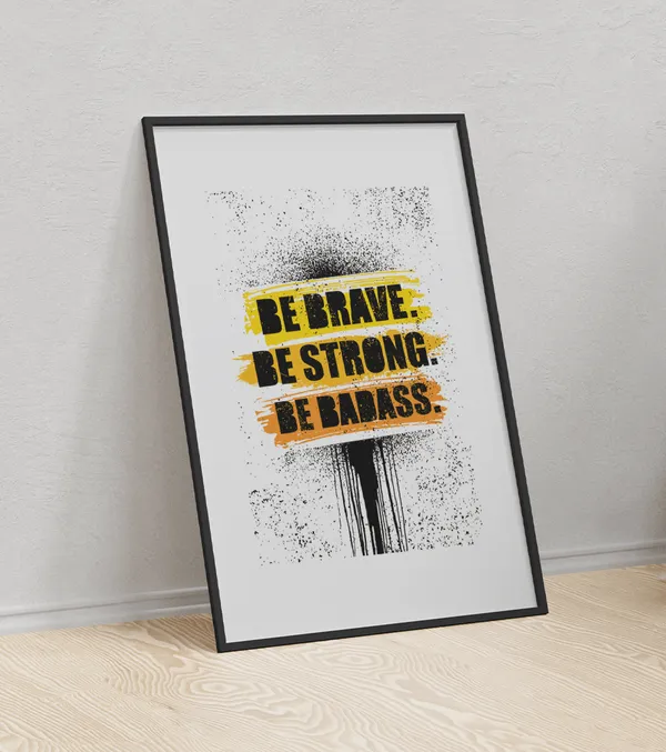 Multicolor_Wooden_Be_Brave_Motivational_Poster_|_A4