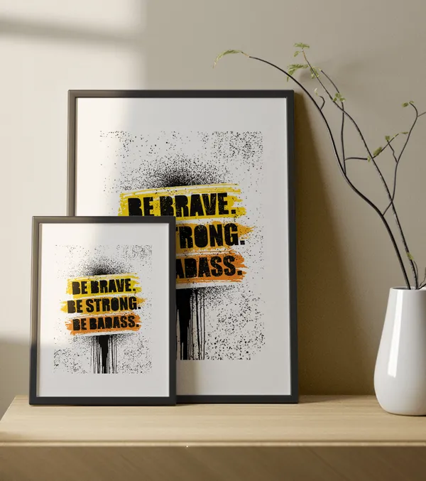 Multicolor_Wooden_Be_Brave_Motivational_Poster_|_A4