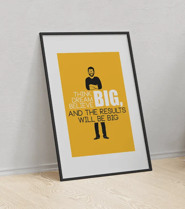 Multicolor_Wooden_Think_Big_Motivational_Poster_|_A4