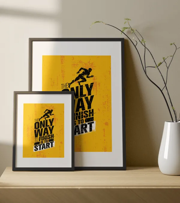 Multicolor_Wooden_The_Only_Way_To_Finish_Motivational_Poster_|_A4