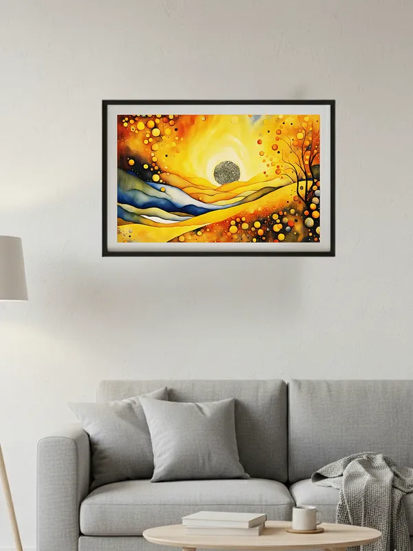 Multicolor_Wooden_Pyrite_Rising_Sun_Vastu_Frame_|_A4