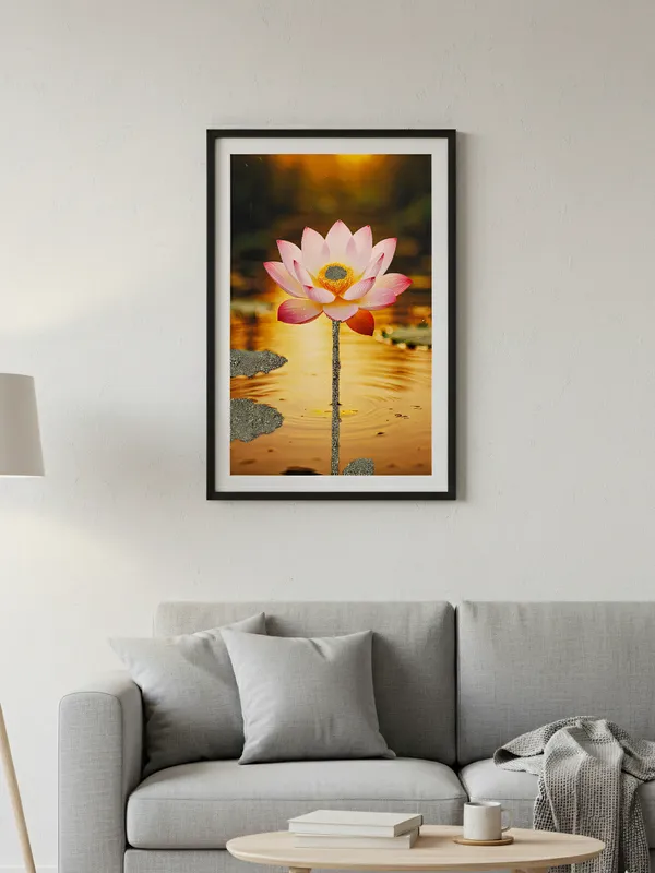 Multicolor_Wooden_Pyrite_Lotus_Vastu_Frame_|_A4
