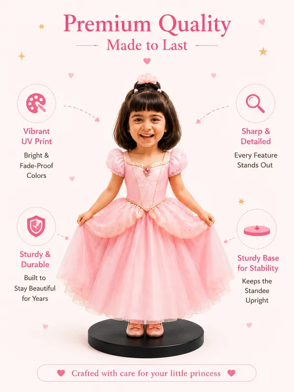 Personalized_Princess_Kid_Wooden_Caricature_Standee